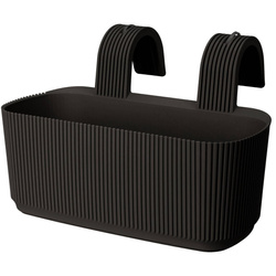 Virágcserép, erkélyre, fogantyúval, 21 x 29 cm