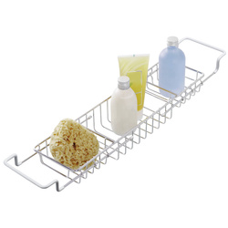 Fürdőszobai polc kádra - rozsdamentes acél, WENKO