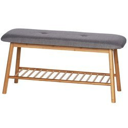 Bahari előszobai pad cipőtartóval, bambusz, WENKO