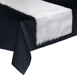 Szőrmés asztali futó, 45 x 150 cm