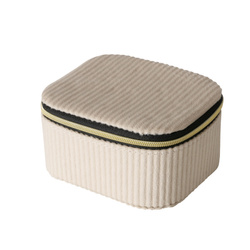 Bársonyos ékszerdoboz CAJA, 12 x 10 x 6 cm