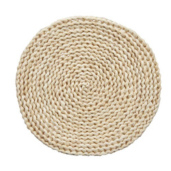 Kerek asztali alátét, fonott.