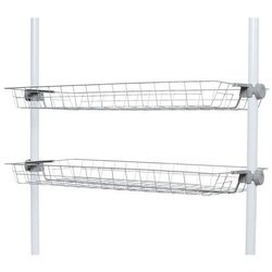 Herkules ruhásszekrény kosár, 2 darab, 83x38x8cm, WENKO, szürke