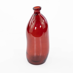 Újrahasznosított üvegből készült ULY váz, 35 cm, barna