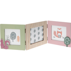 Három képre való keret Erdő, MDF