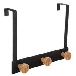 Ajtóra akasztható fém fogas 3 akasztóval.