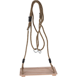 Fa hinta gyerekeknek WOOD, fából készült ülőfelülettel 40 x 16 cm