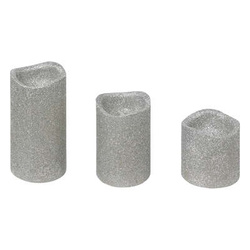 LED gyertyák készlete különböző méretekben, 3 darab