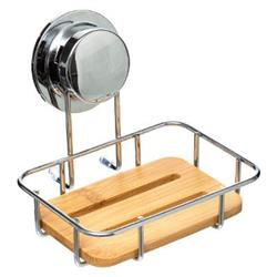 VENTERRA szívókorongos szappantartó, bambusz