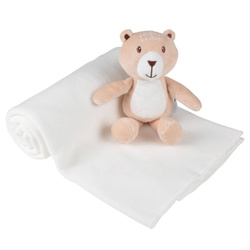 Babaágyas pamut takaró ESSENTIEL plüssfigurával