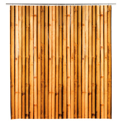 BAMBUSA zuhanyfüggöny, 180 x 200 cm, műanyag, WENKO