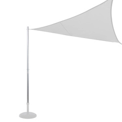 Napernyő oszlop, 255 cm magas, fém.