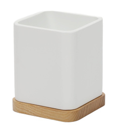 NATUREO fogkefe tartó, bambusz alap.