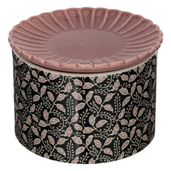 Kerámia doboz tányérral, Ø 12,5 cm