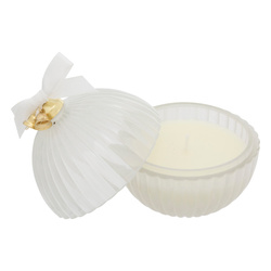 Karácsonyi illatgyertya, 50 g, fehér