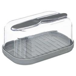 Műanyag vajtartó vajkéses.