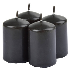 Illatos gyertyák készlete, oszlopos, 6 cm