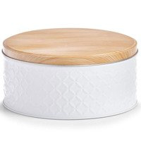 SCANDI élelmiszer tároló edény, Ø 20 x 9 cm, ZELLER, fehér