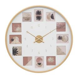 Falióra fényképkollázzsal, testreszabási lehetőséggel, Ø 76,5 cm