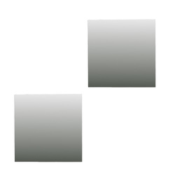 Öntapadó tükrök 2 darab, dekorációs elemek a belső tér díszítéséhez