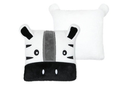 COQUIN zebra dekoratív párna fülekkel, 40 x 40 cm