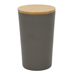 Bambuszfedeles fürdőszobai tárolóedény, Ø 11,5 cm, KESPER