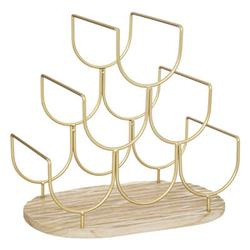 Rivi fém borállvány, 6 palackhoz