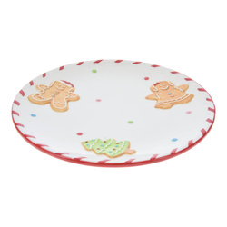 Ünnepi tányér, 24 cm, MÉZESKALÁCS