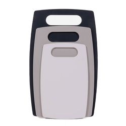 Műanyag vágódeszkák, 3 színű készlet