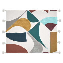 Színes pamut takaró 125 x 150 cm