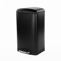 Fémszemetes 20 l fekete Ariane