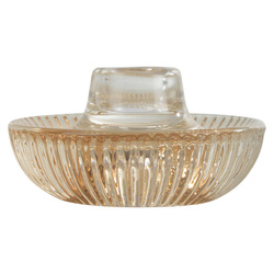 Rücskös üveg gyertyaállvány ARTY