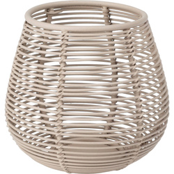 Tealight tartó, bézs, lyukacsos