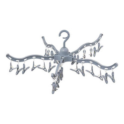 Zokniszárító és fehérnemű szárító, 30 horoggal, forgatható