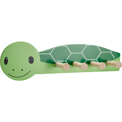 MINI ZOO gyerekszoba akasztó, 35,5 x 6,5 x 10 cm, teknős