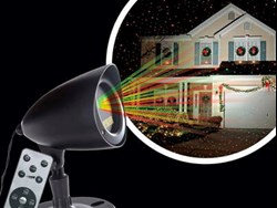 Karácsonyi projektor épületre, 400m²