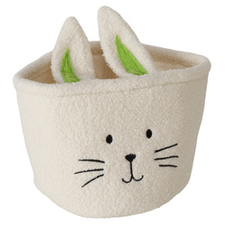 Textil tárolókosár NIKKEL nyuszis mintával