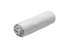 Pamut betétes lepedő, szürke, ELYSEE