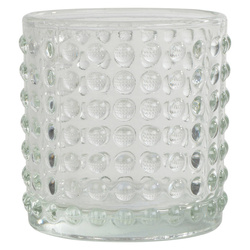 ARTY, domború mintás gyertyatartó, Ø 7 cm