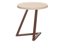 Oldalasztal MDF-ből, Ø 40 cm