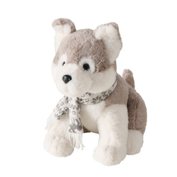 Bello sálas plüss kutya, 28 cm