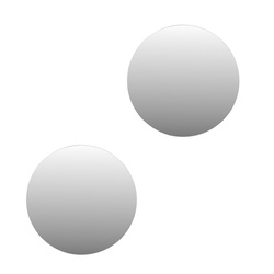 Keretezetlen, kör alakú öntapadó tükör