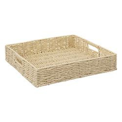 Kord dekoratív tálca, négyzet alakú