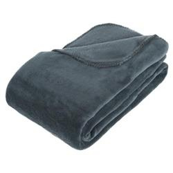 Meleg mikroszálas takaró, 180 x 230 cm, kék