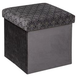 LIAM 2 az 1-ben tárolós puff, összecsukható, 38 x 38 cm