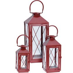 Fém lámpások készlete, 3 db.