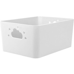 Játék tároló SKY, 34,5 x 25 x 15 cm, fehér
