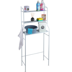 Mosógép polc kampókkal, 65 x 25 x 155 cm