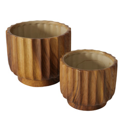 WILHELMY kerámia virágcserép burkolatok, Ø 12-16 cm