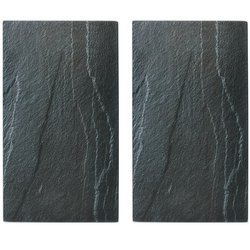 ANTHRACITE SLATE üveg védőlapok a tűzhelyhez – 2 db, ZELLER, 11-es minta